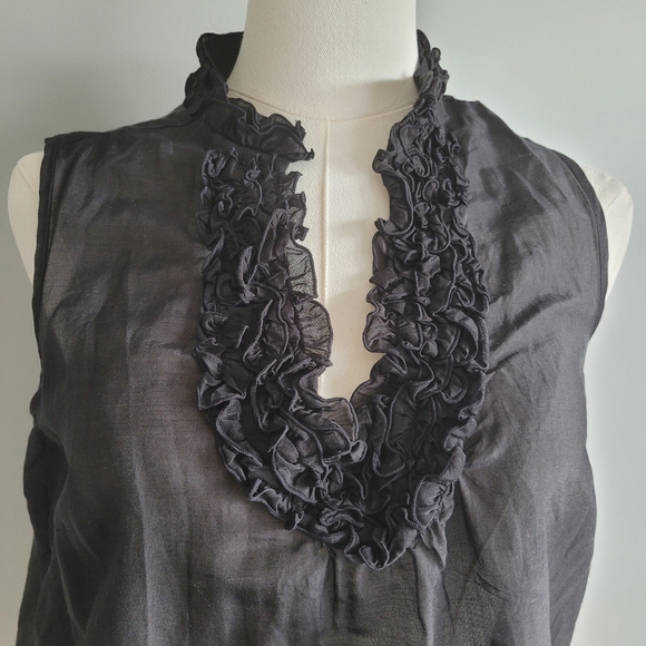 Alfani Silk Blend Tank Size 10P             This top is somewhat see through. - Picture 4 of 4